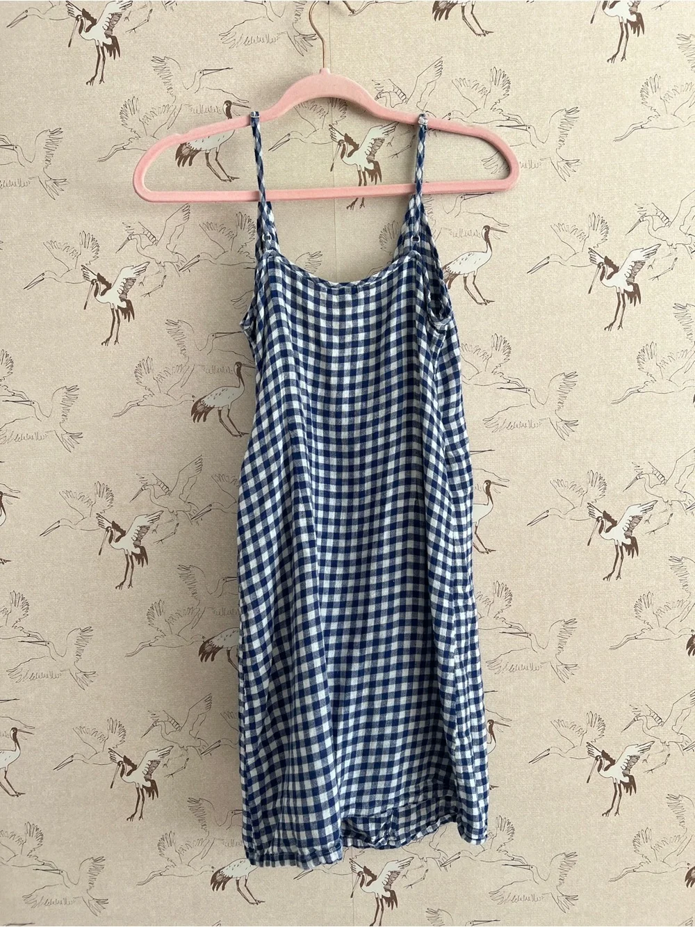 Rails Malia gingham wrap mini dress blue - Picture 7 of 7